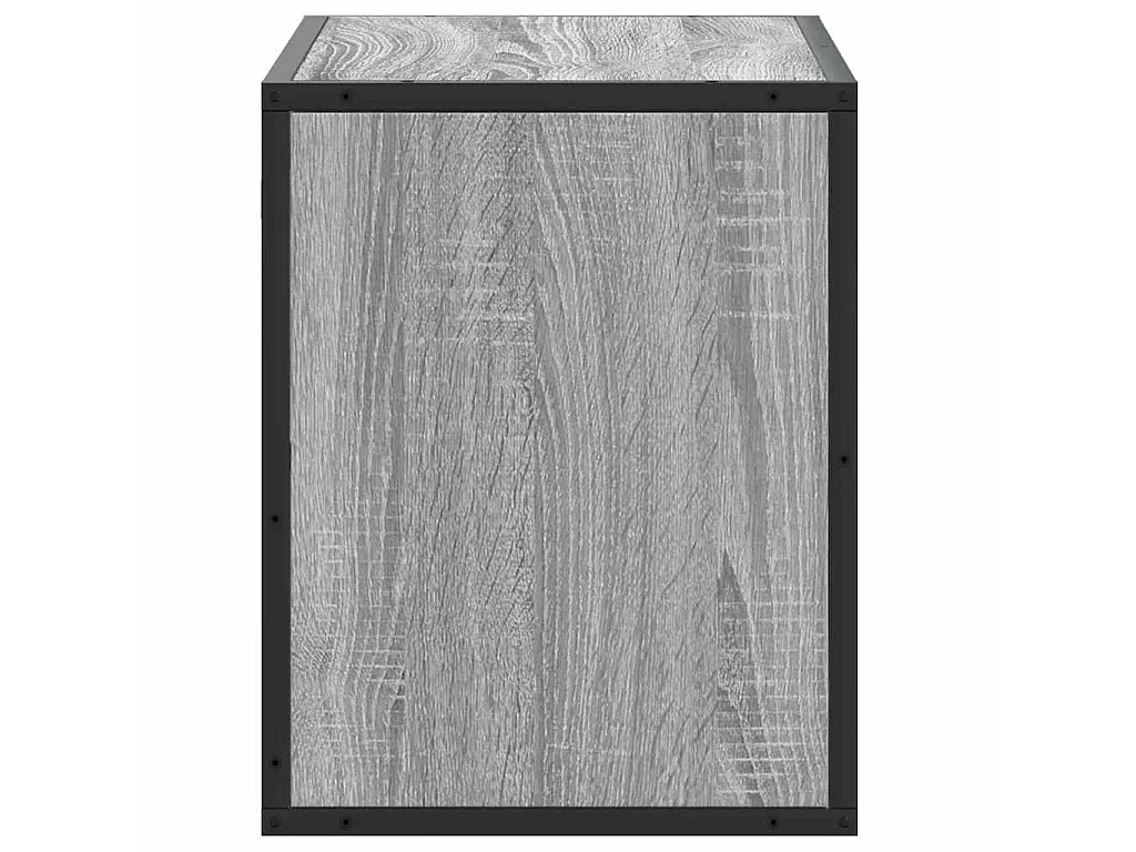 Meuble TV sonoma gris 60x31x39,5 cm bois d'ingénierie et métal
