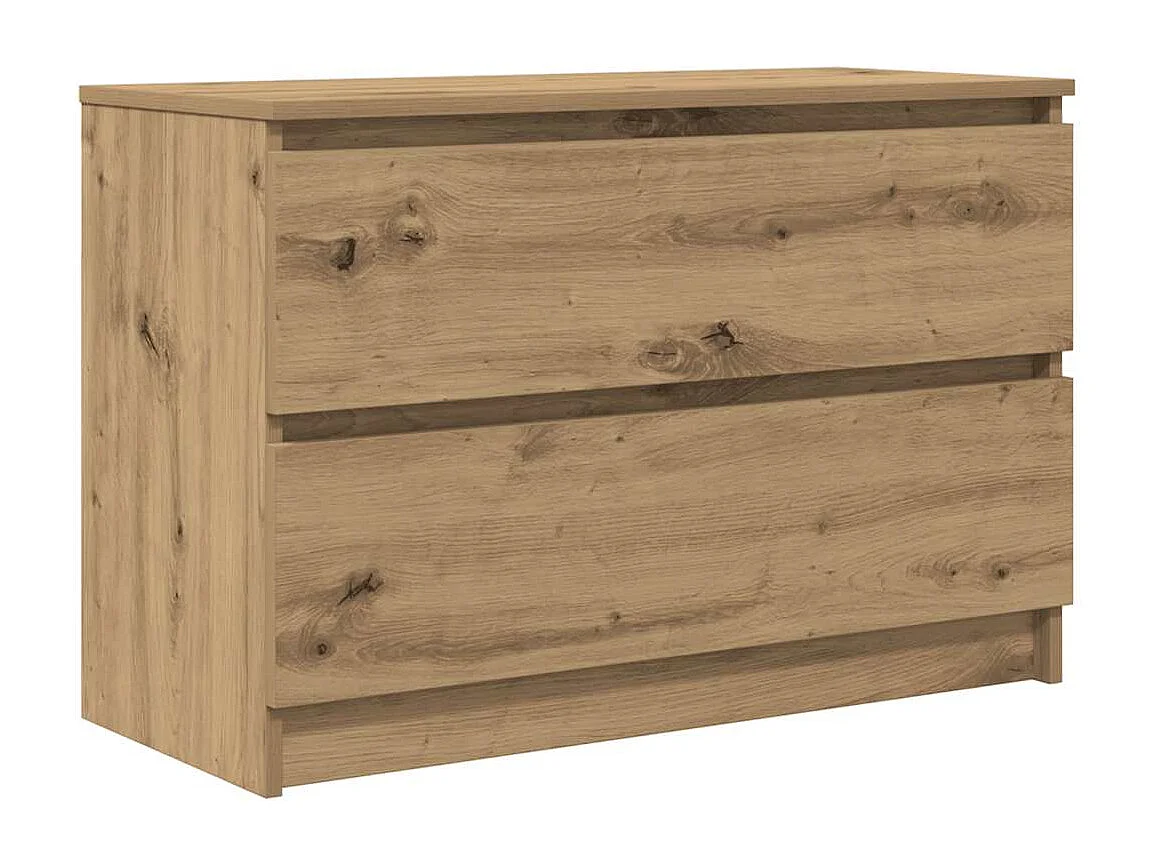 Tv-meubel ambachtelijk 80x35x54cm spaanplaat grijs eikenkleurig