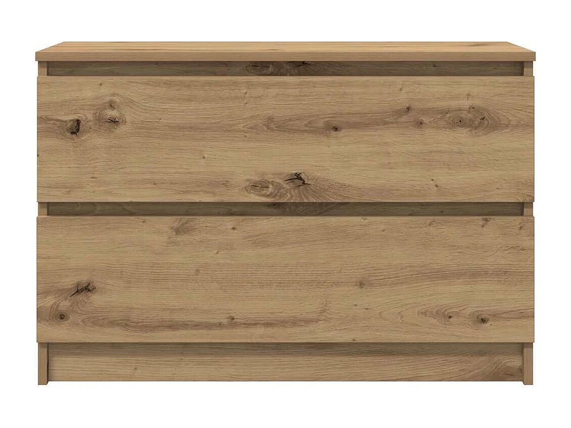 Tv-meubel ambachtelijk 80x35x54cm spaanplaat grijs eikenkleurig