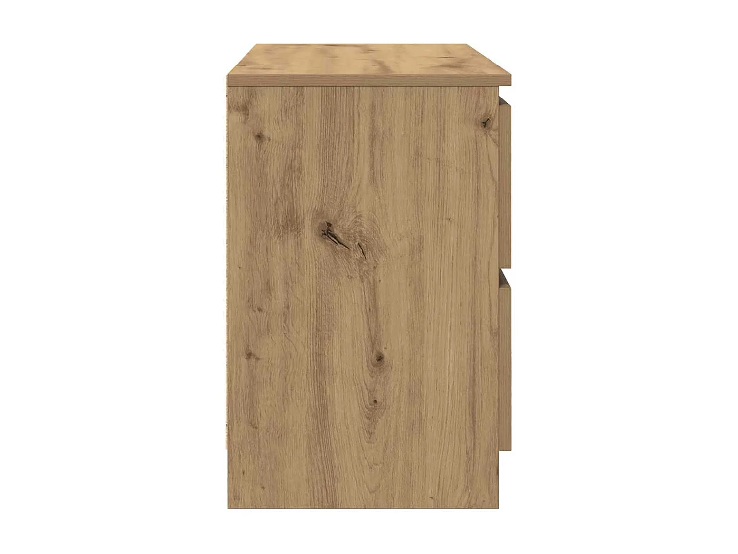 Tv-meubel ambachtelijk 80x35x54cm spaanplaat grijs eikenkleurig