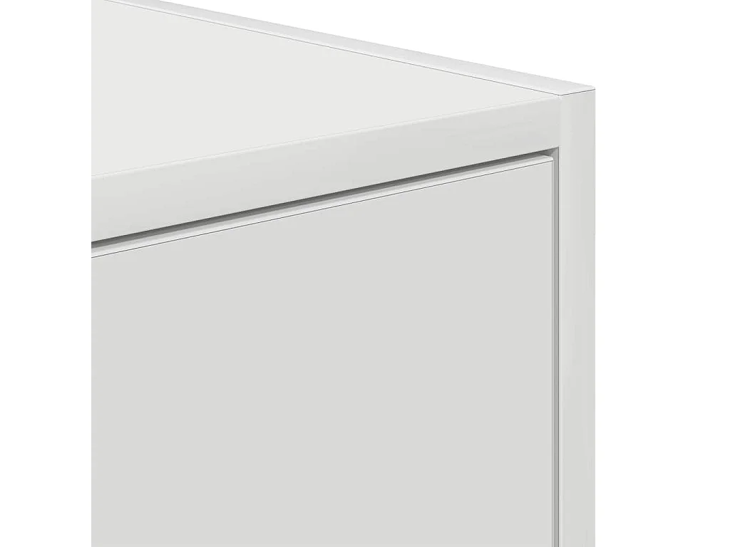 Mueble de TV de madera de ingeniería blanco 60x31x25,5 cm