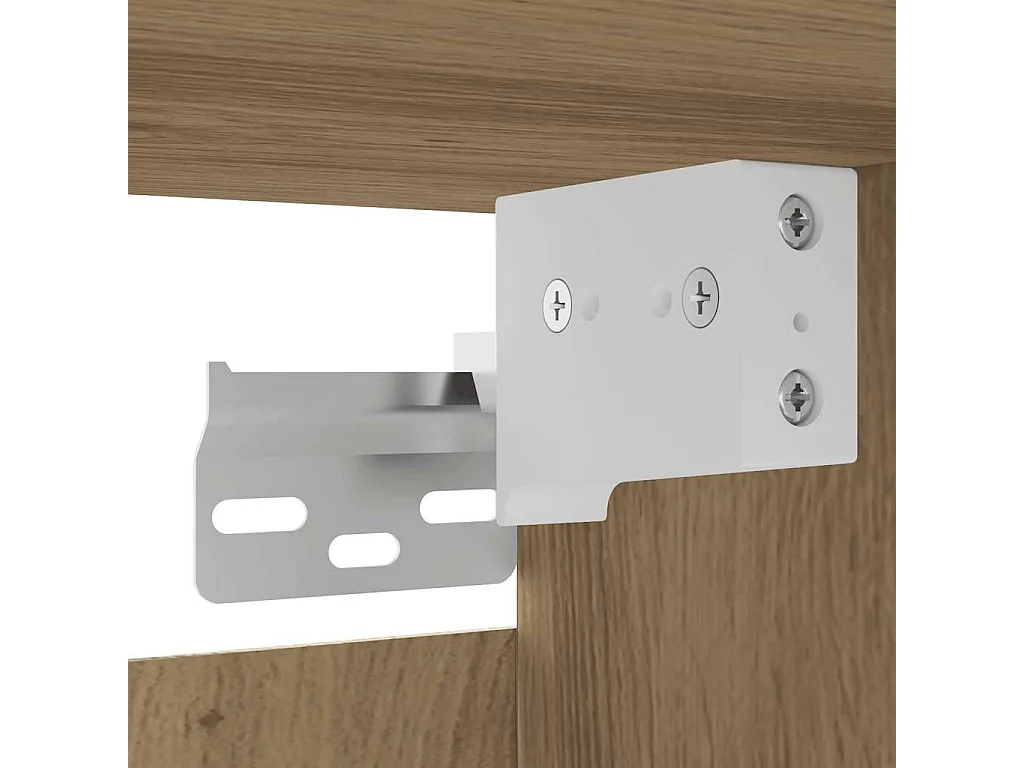 Tv-wandmeubelen 2 st 30,5x30x30 cm artisanaal eikenkleurig