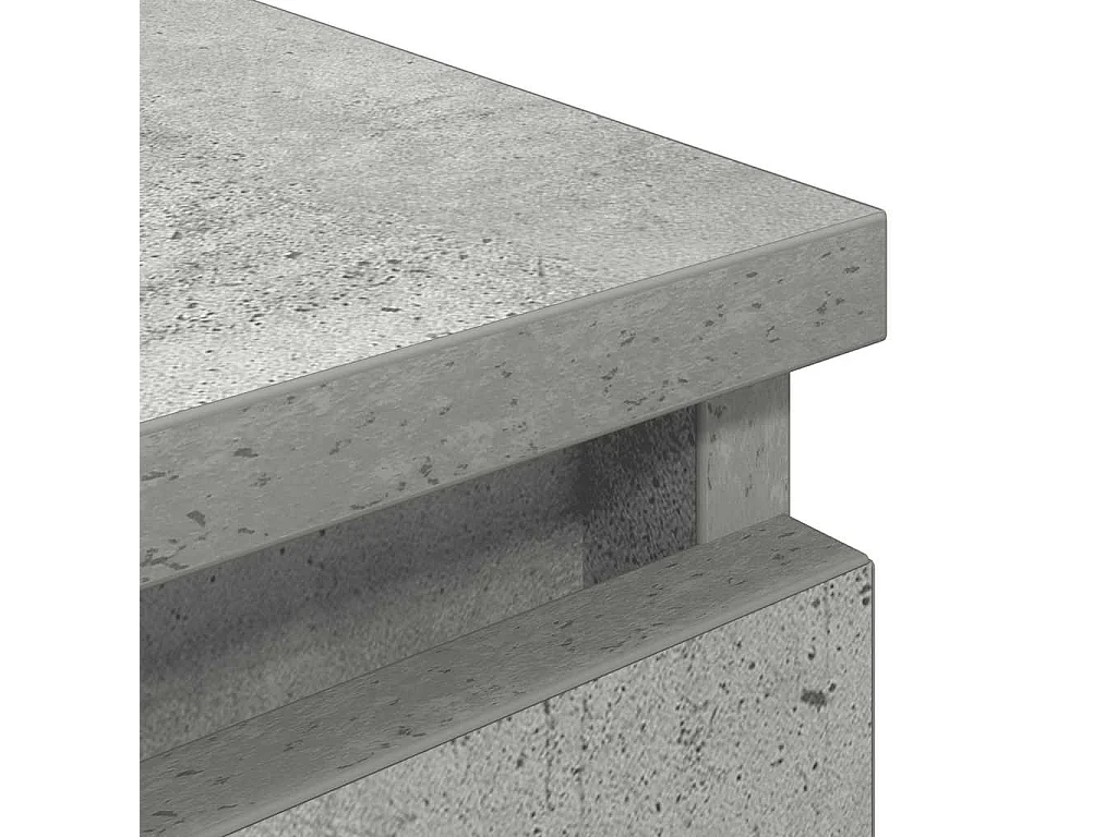 TV-Schrank Betongrau 100x35x54 cm Holzwerkstoff