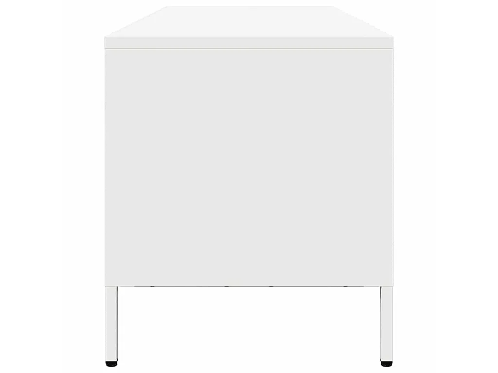 Mueble para TV acero laminado en frío blanco 202x39x43,5 cm