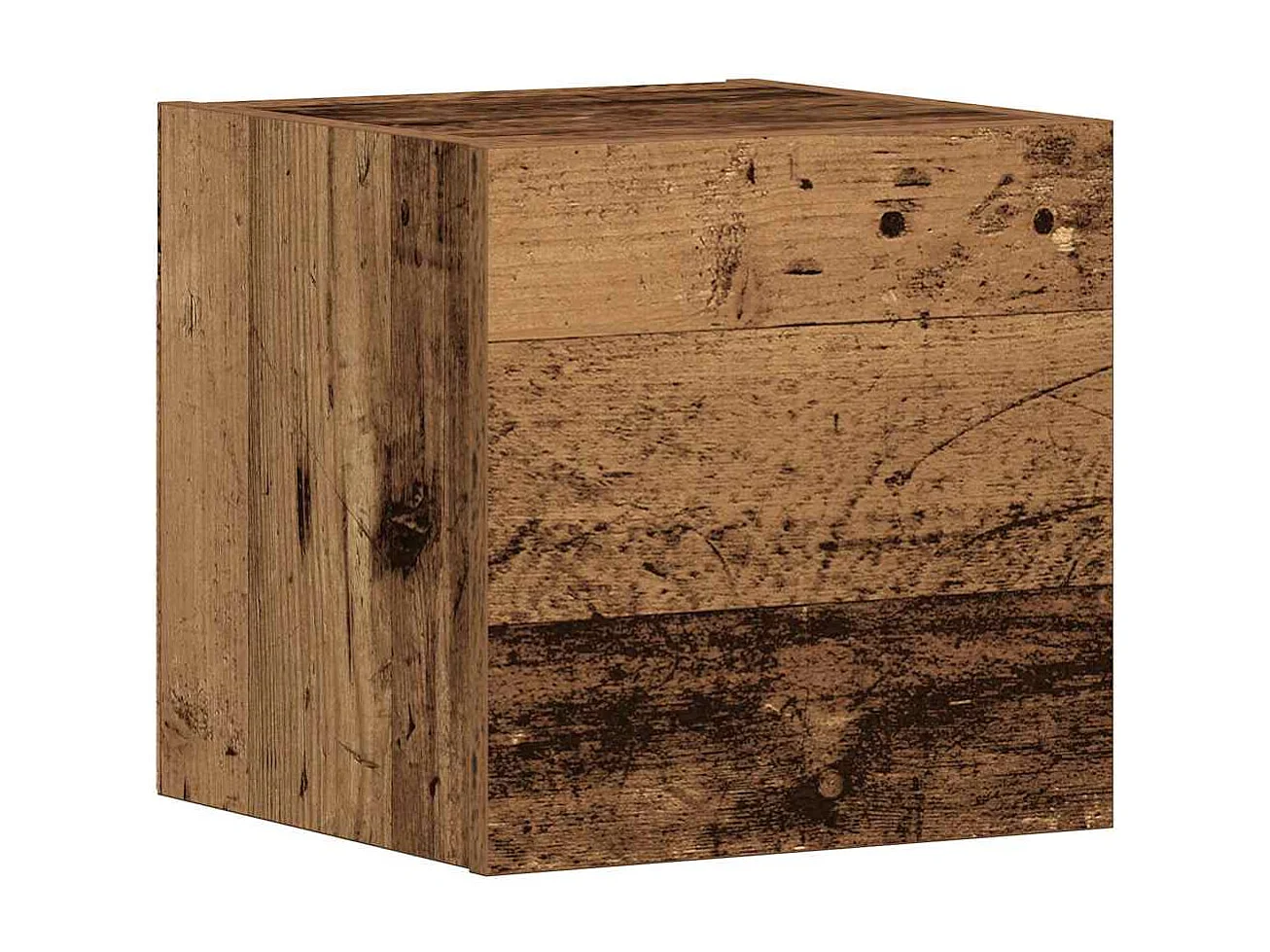 Meubles TV muraux 3 pcs vieux bois bois d'ingénierie