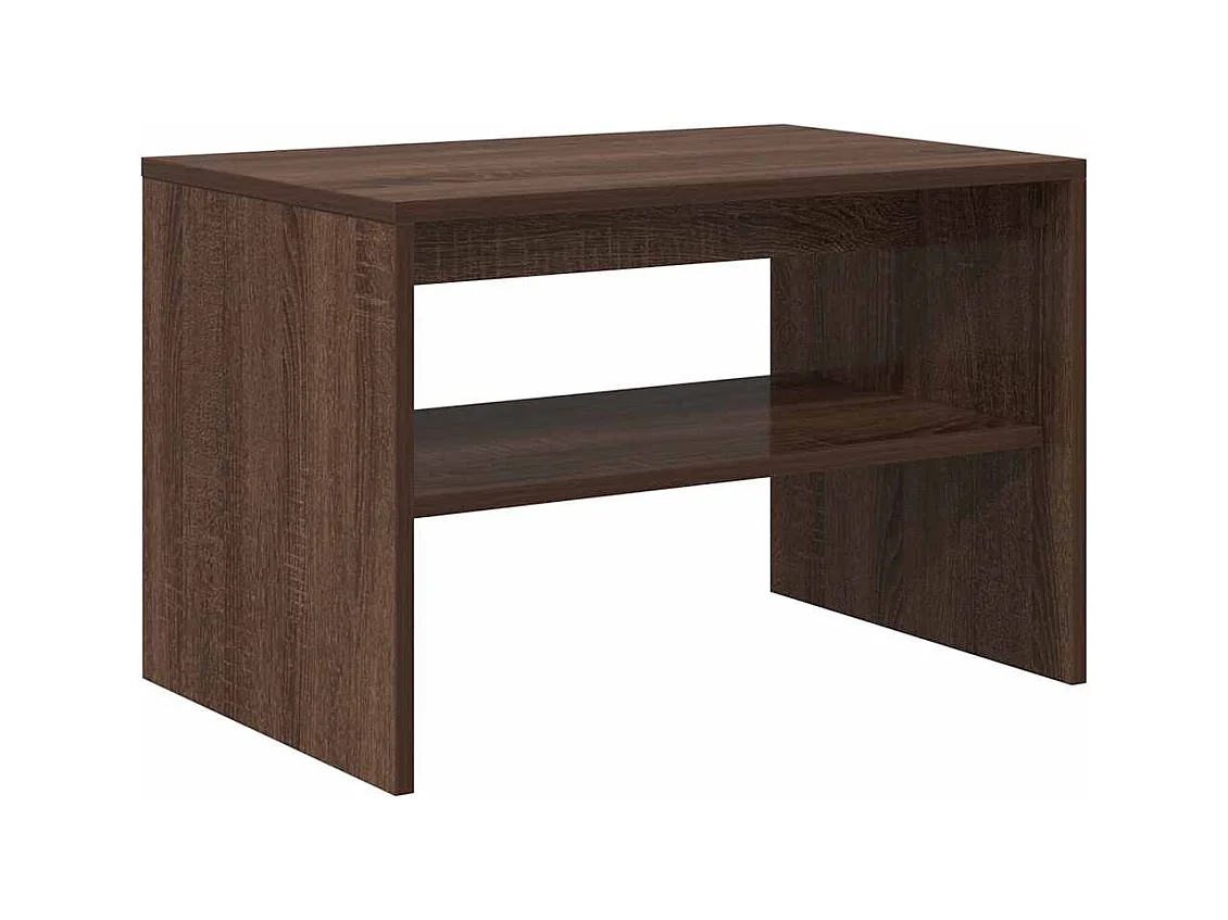 Tv-meubel 60x40x40 cm bewerkt hout bruin eikenkleur