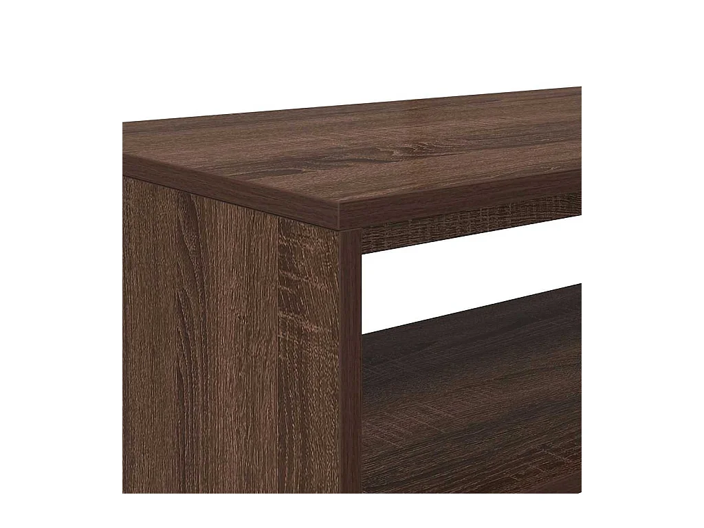 Tv-meubel 60x40x40 cm bewerkt hout bruin eikenkleur