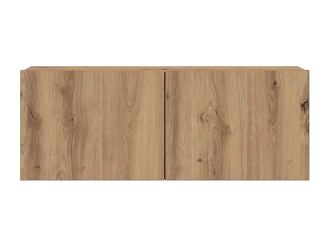 Conjunto de armário de TV 7 peças montado na parede