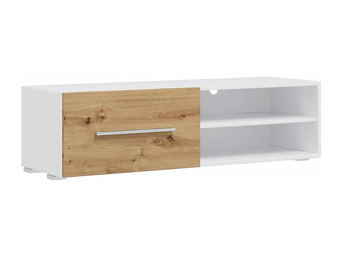 5-tlg. Wohnwand mit LED-Beleuchtung Artisan-Eiche Holzwerkstoff