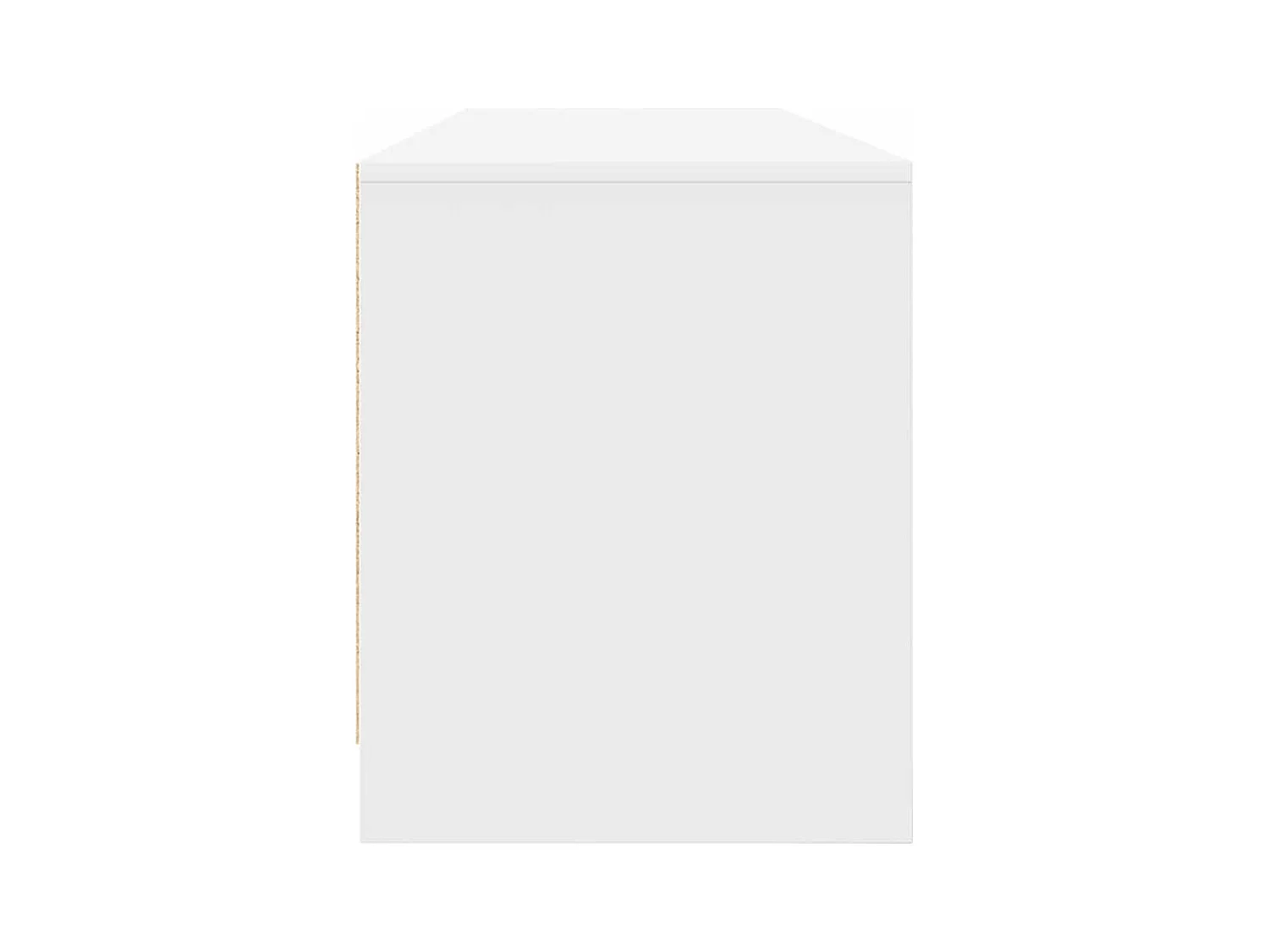 Meuble TV blanc 188,5x41x50 cm bois d'ingénierie