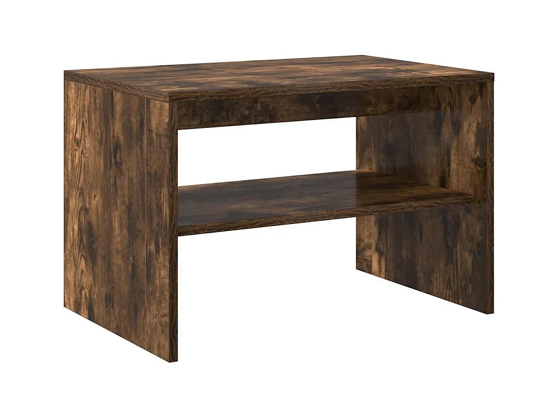 Tv-meubel 60x40x40 cm bewerkt hout gerookt eikenkleurig