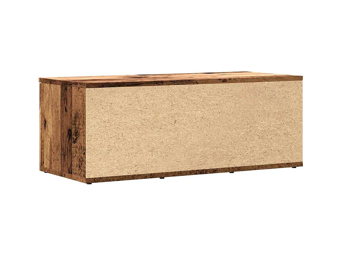 Meuble TV vieux bois 80x34x30 cm bois d'ingénierie