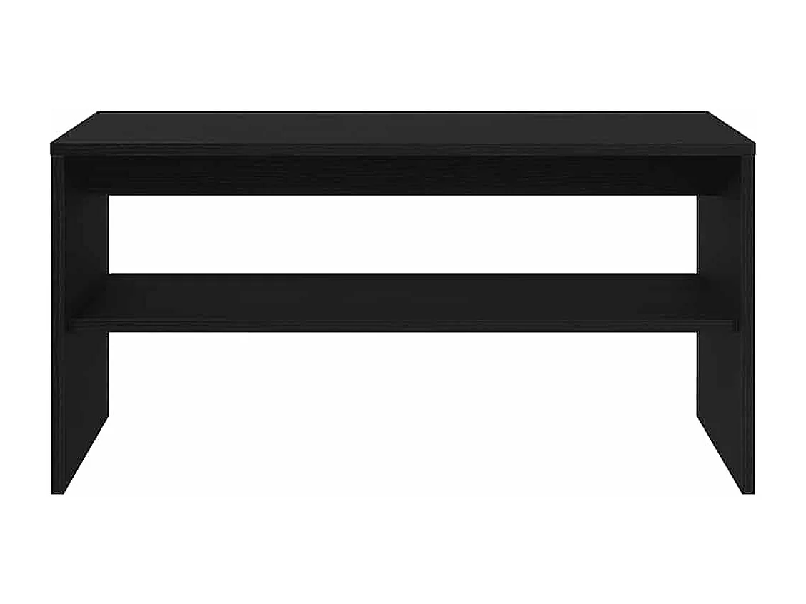 TV-Schrank Schwarz Eiche-Optik 80x40x40 cm Holzwerkstoff