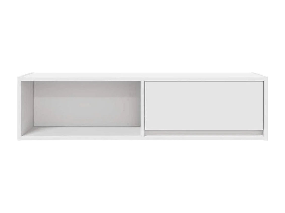 Muebles de TV 2 uds Blanco 100x31x25,5 cm Madera de ingeniería