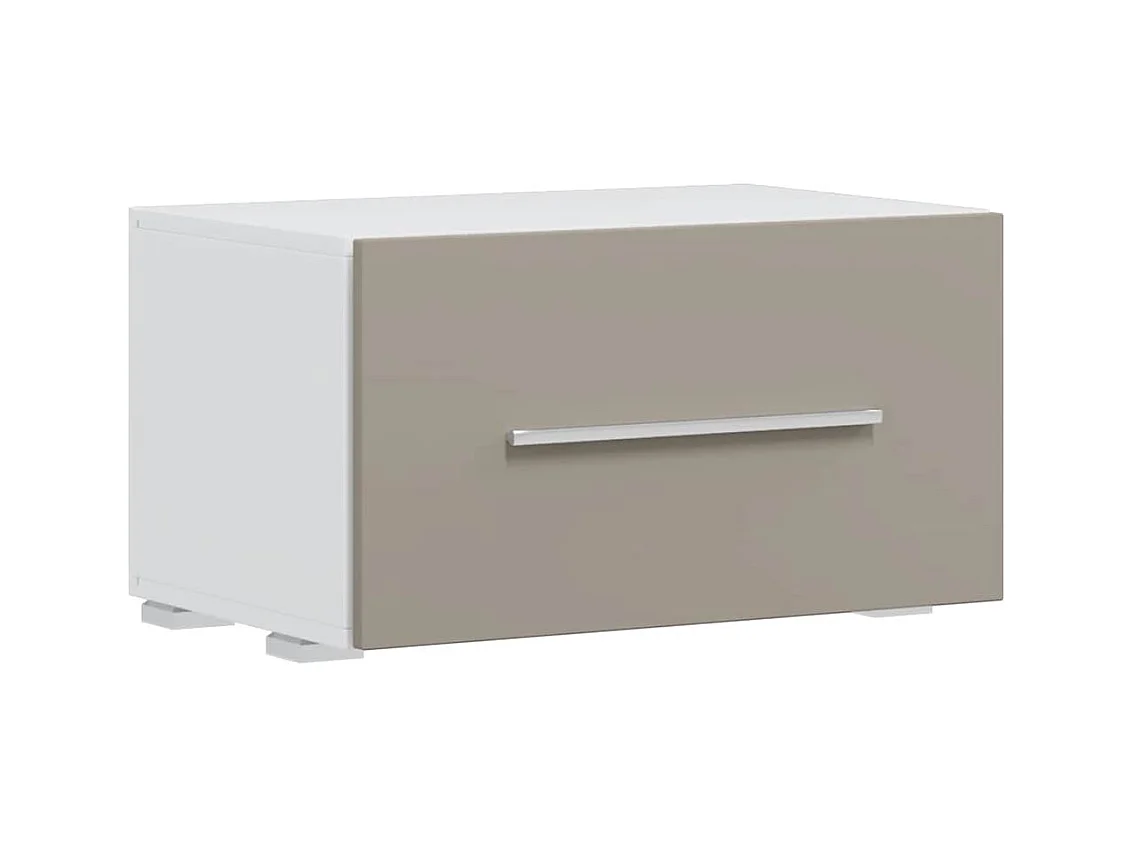 Meubles TV avec lumière LED 5 pcs gris pierre bois d'ingénierie