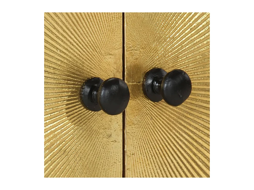 Meuble TV 110x30x45 cm bois massif de manguier