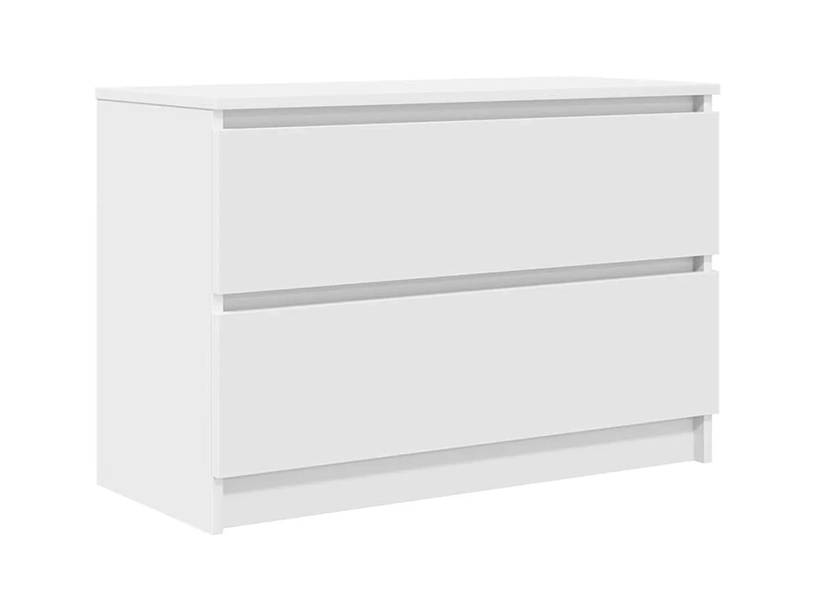 Meuble TV blanc 80x35x54 cm bois d'ingénierie
