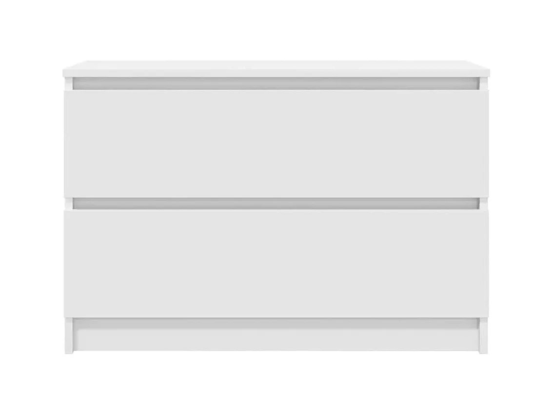 Meuble TV blanc 80x35x54 cm bois d'ingénierie