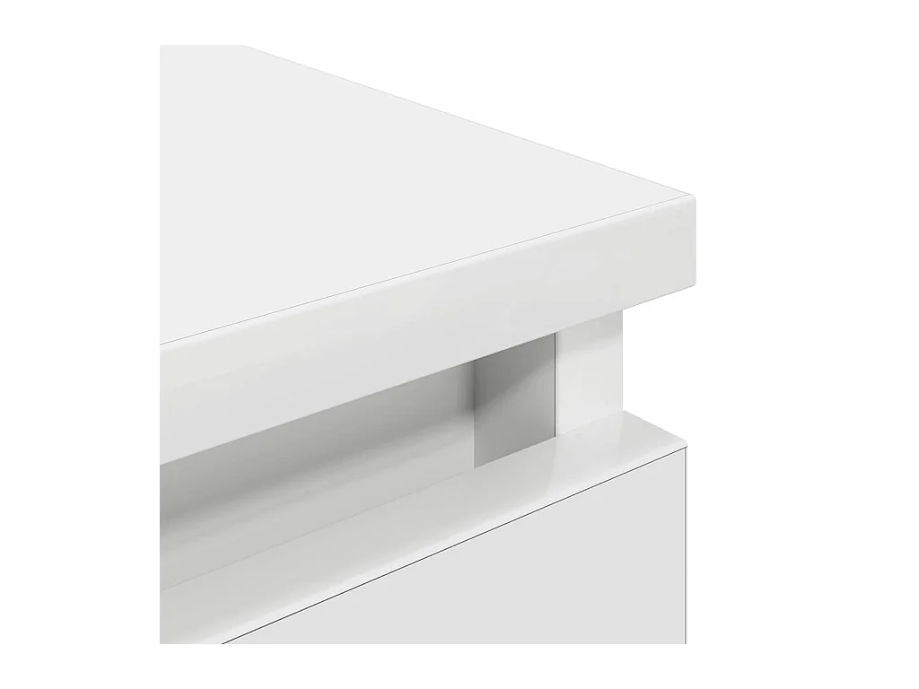 Meuble TV blanc 80x35x54 cm bois d'ingénierie