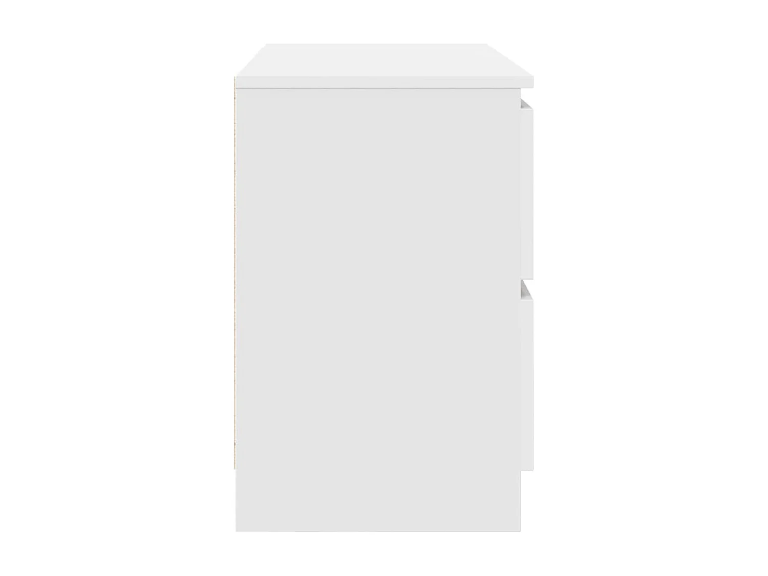 Meuble TV blanc 80x35x54 cm bois d'ingénierie