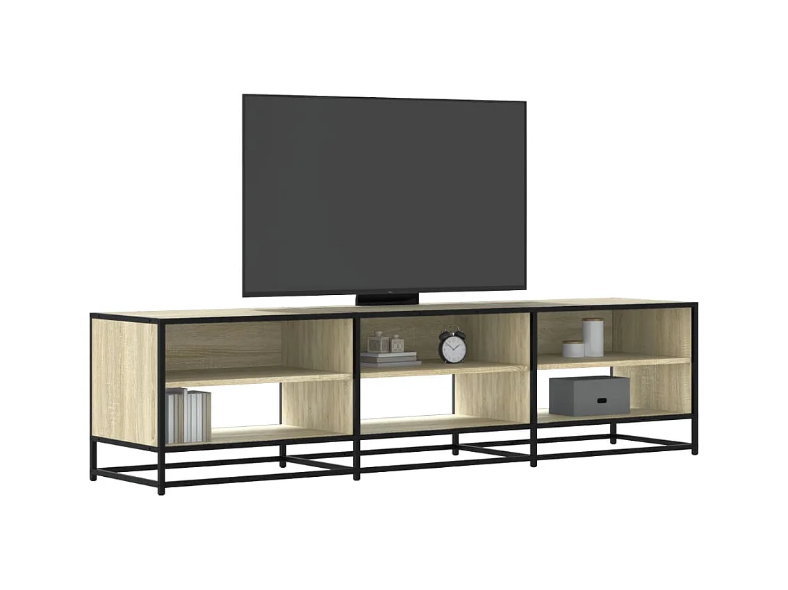 Meuble TV chêne sonoma 180x40x46 cm bois d'ingénierie