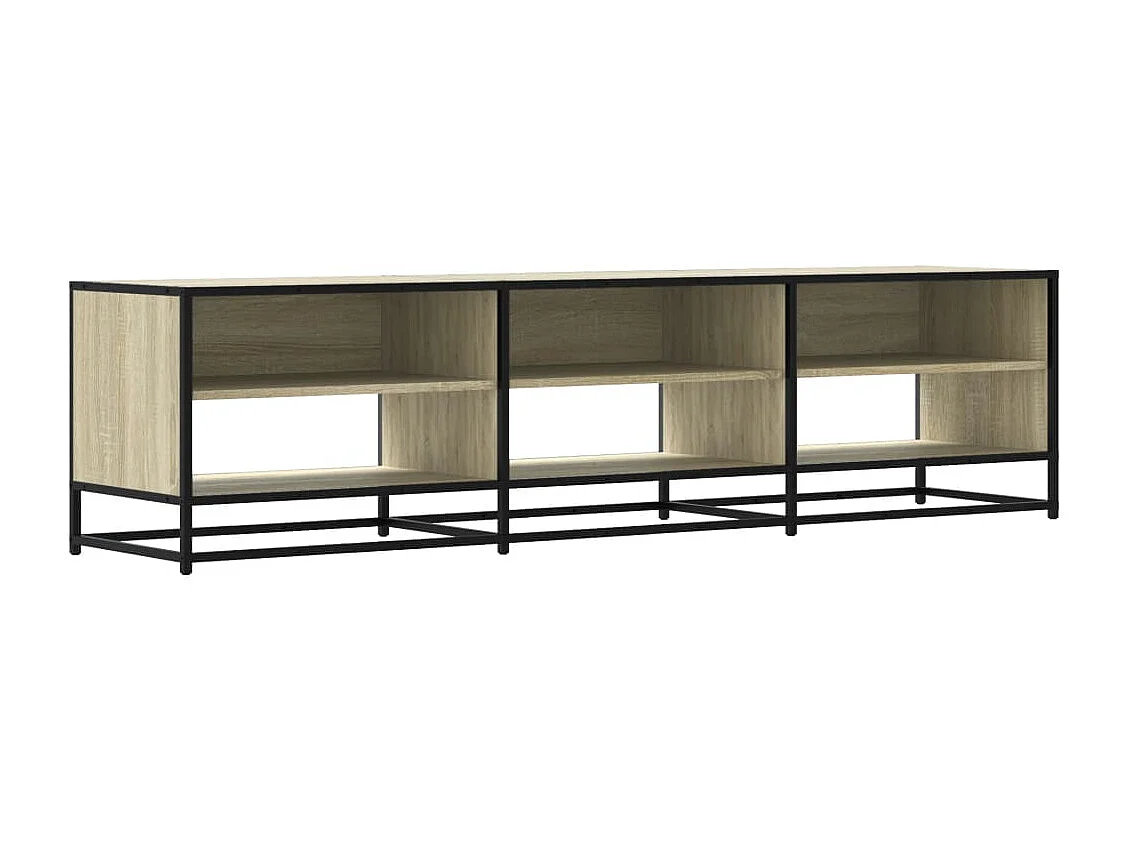 Meuble TV chêne sonoma 180x40x46 cm bois d'ingénierie