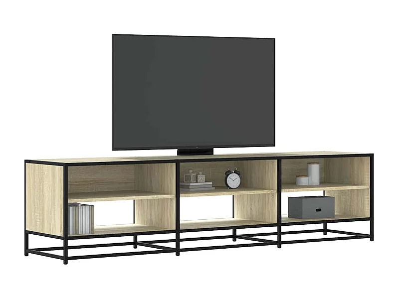 Meuble TV chêne sonoma 180x40x46 cm bois d'ingénierie