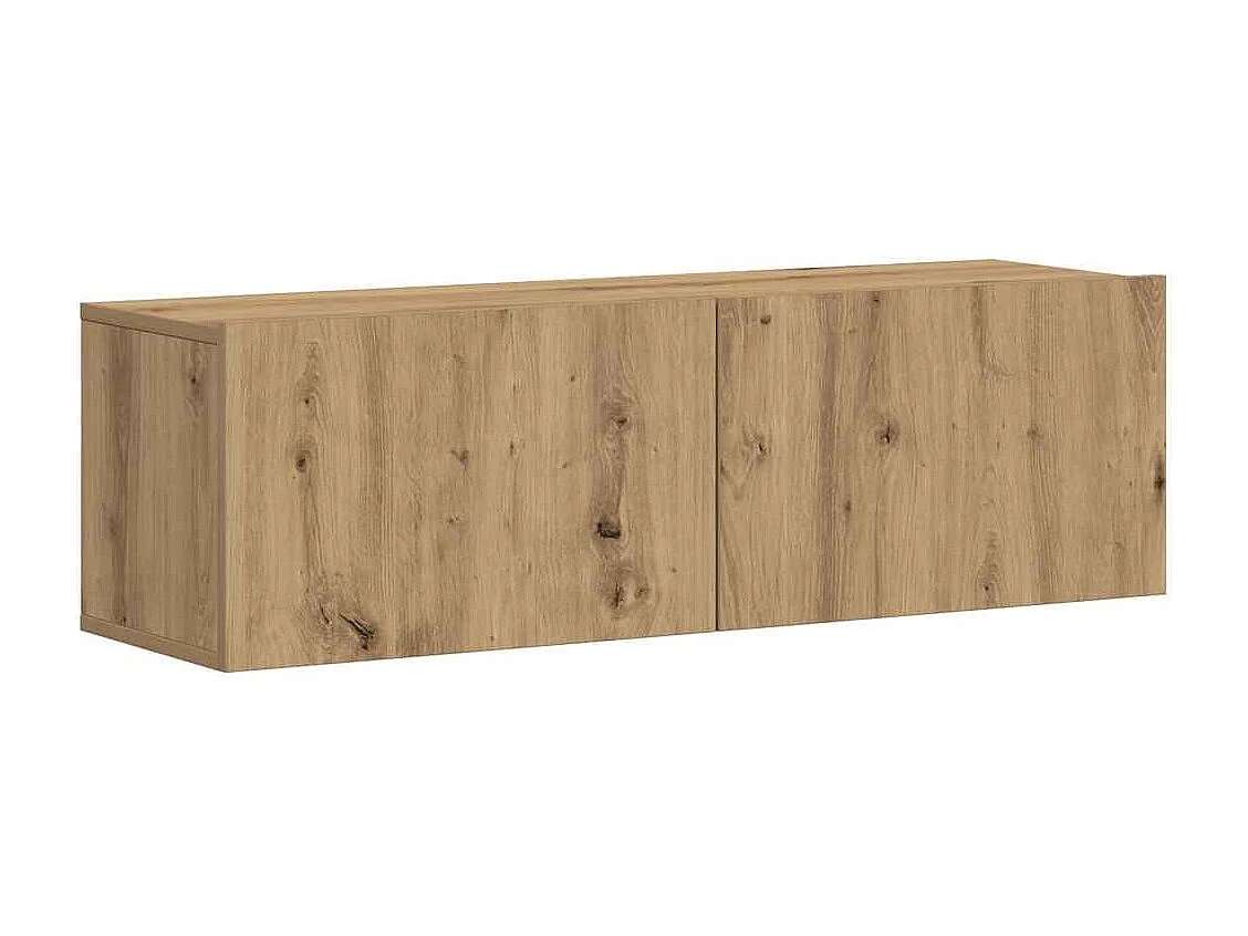 Meubles TV muraux 3 pcs chêne artisanal bois d'ingénierie