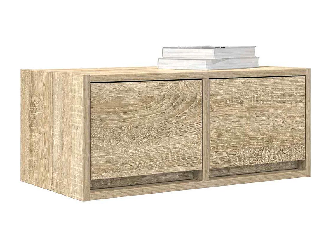 Tv-meubelen 2 st 60x31x25,5 cm bewerkt hout sonoma eikenkleurig