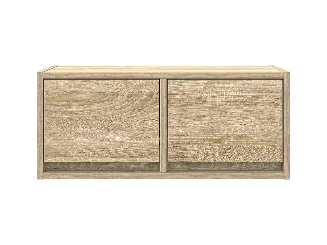Tv-meubelen 2 st 60x31x25,5 cm bewerkt hout sonoma eikenkleurig