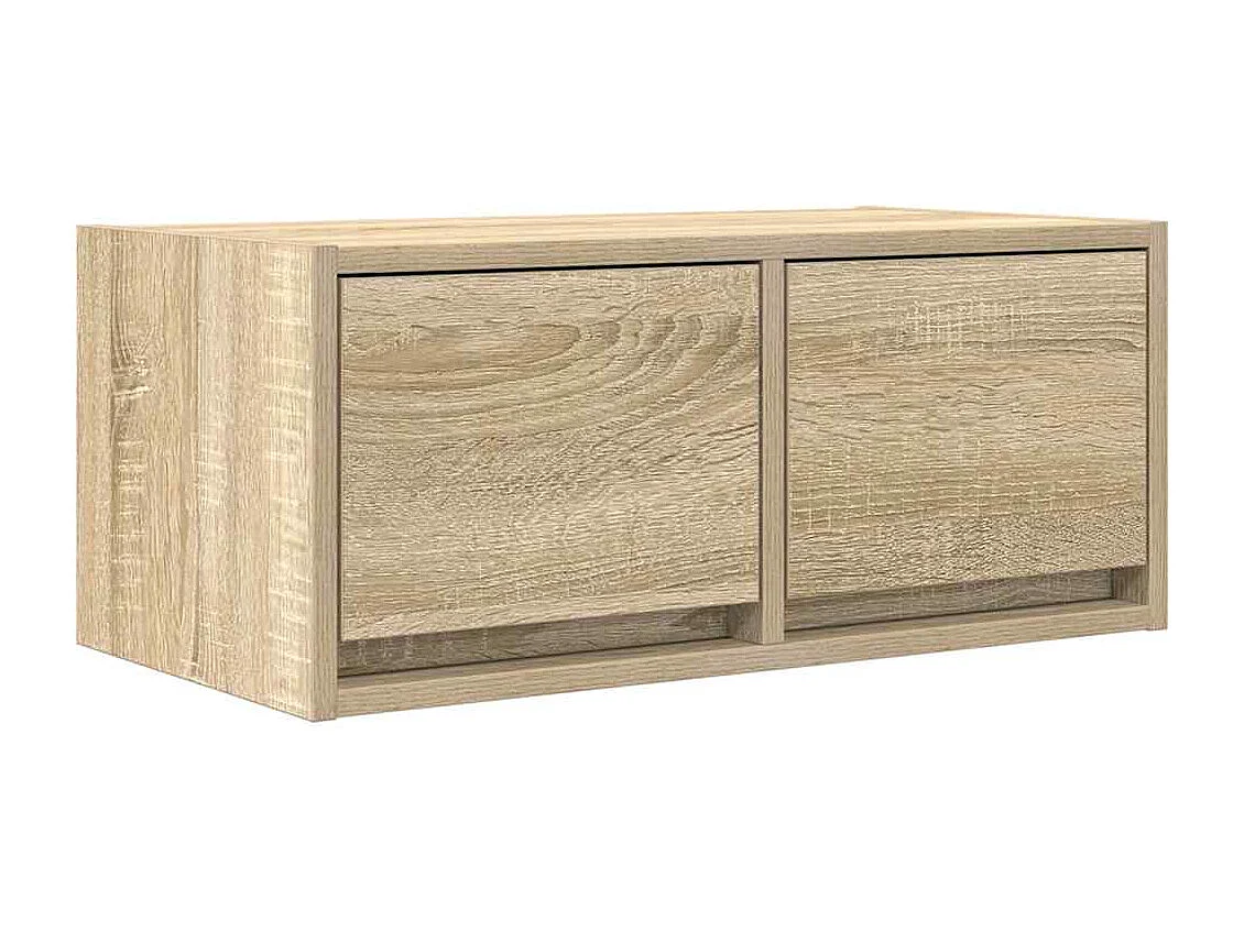 Meubles TV 2 pcs chêne sonoma 60x31x25,5 cm bois d'ingénierie