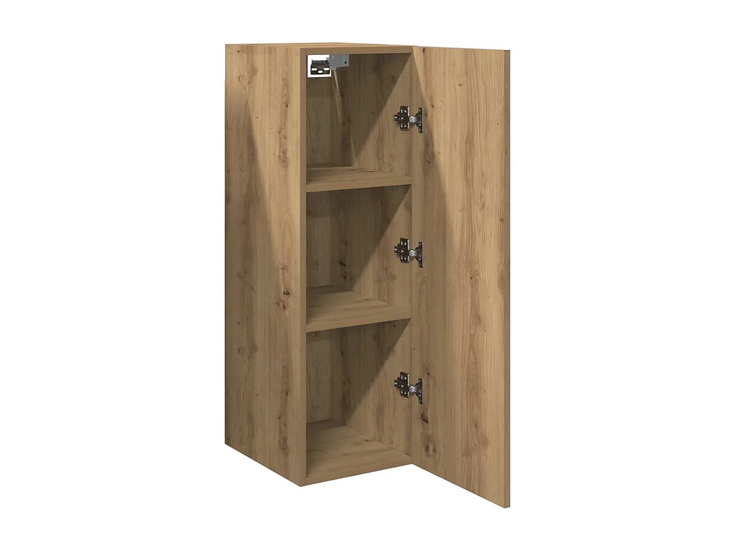 Mobile TV Rovere Artigianale 30,5x30x90 cm in Legno Multistrato