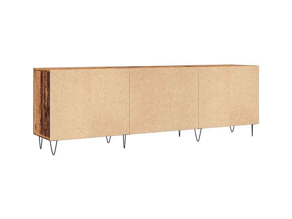 Mobile Porta TV Legno Antico 150x30x50 cm in Truciolato