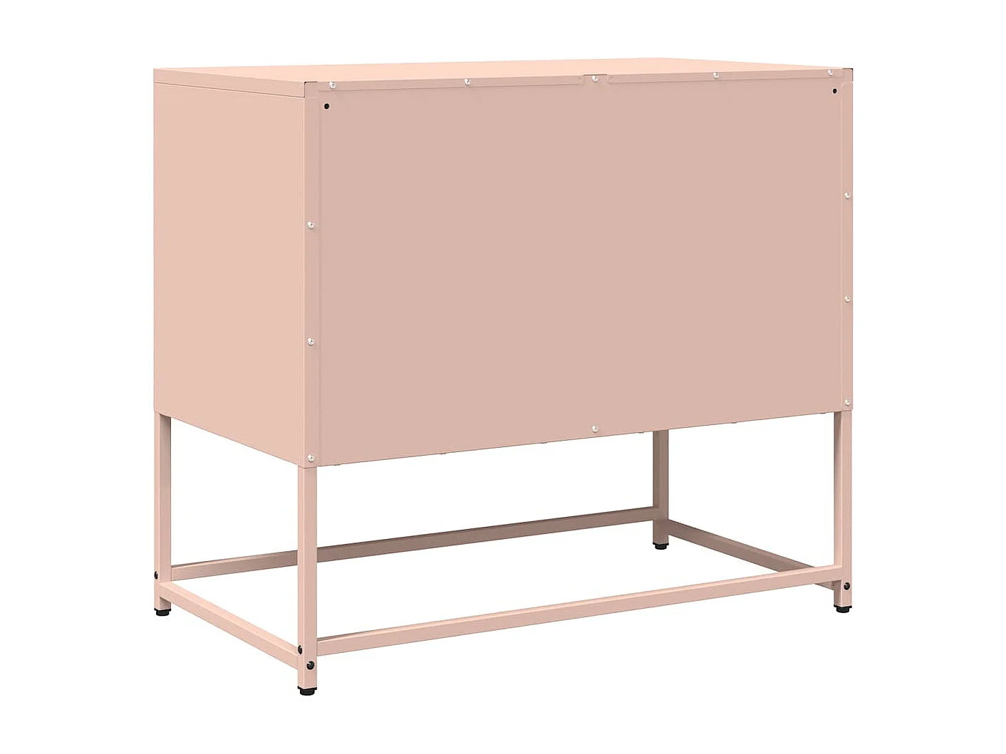 TV-Schrank Rosa 68x39x60,5 cm Kaltgewalzter Stahl