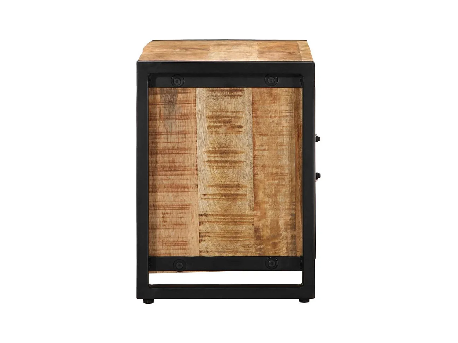 Tv-meubel 80x30x40 cm massief ruw mangohout