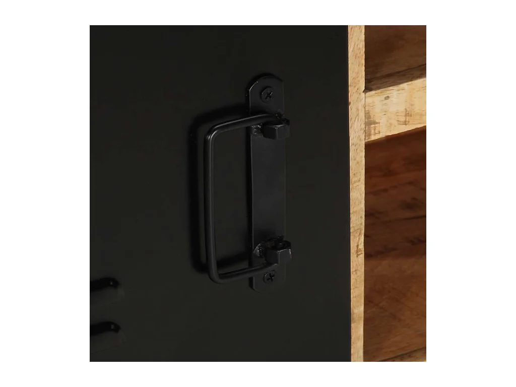 Tv-meubel 80x30x40 cm massief ruw mangohout