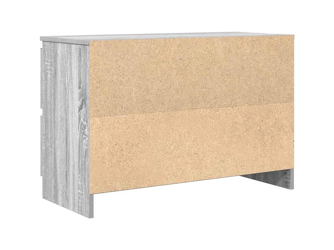 Meuble TV sonoma gris 80x35x54 cm bois d'ingénierie