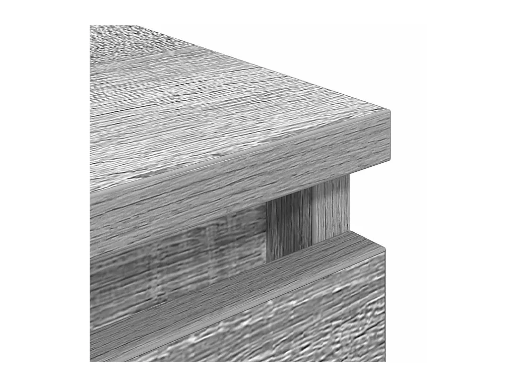 Meuble TV sonoma gris 80x35x54 cm bois d'ingénierie