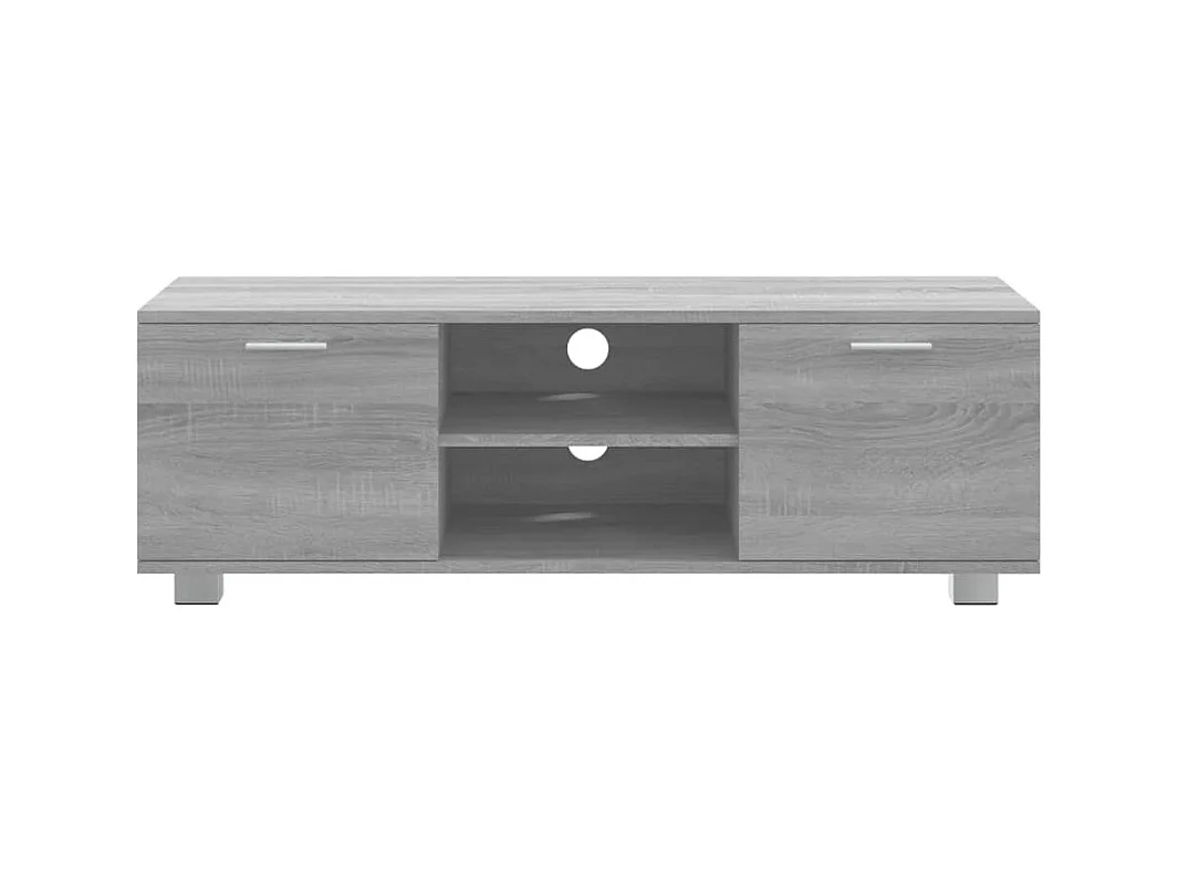 Meuble TV Sonoma gris 120x40,5x35 cm Bois d'ingénierie