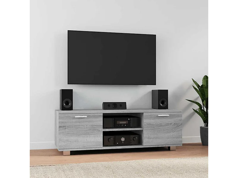 TV-Schrank Grau Sonoma 120x40,5x35 cm Holzwerkstoff