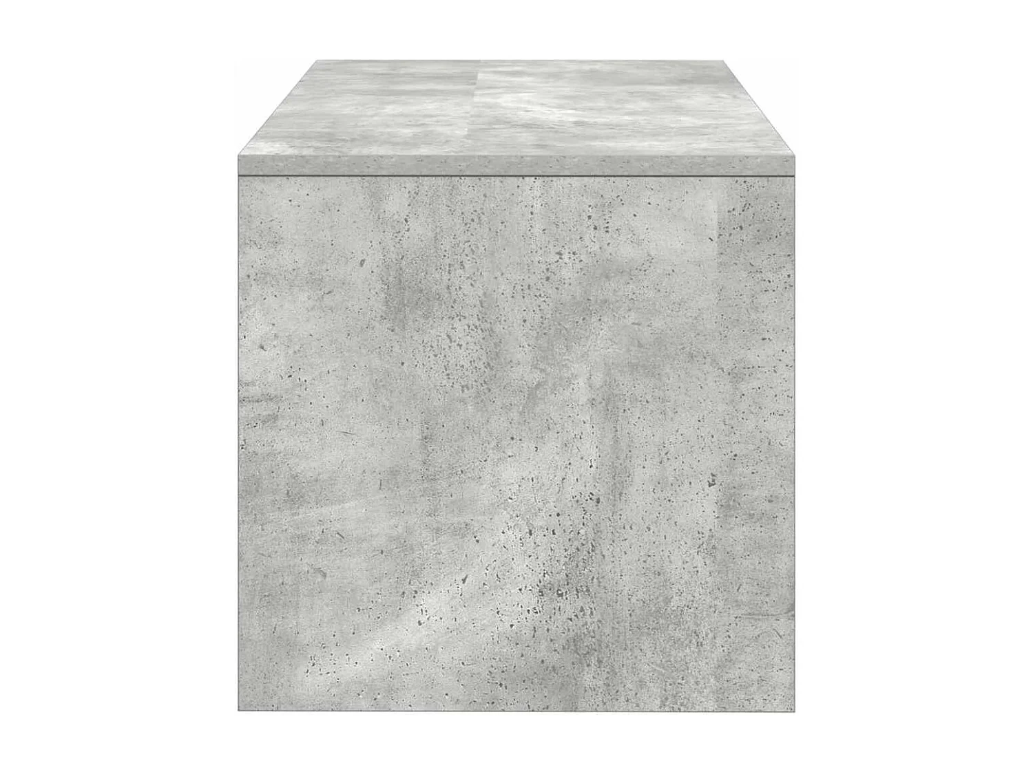 Meuble TV gris béton 60x40x40 cm bois d'ingénierie