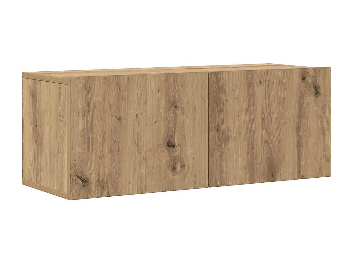 Meubles TV muraux 6 pcs chêne artisanal bois d'ingénierie