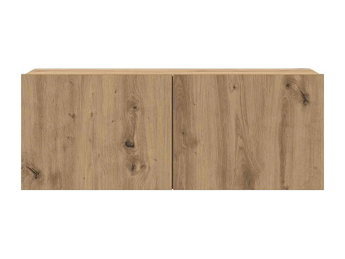 Meubles TV muraux 6 pcs chêne artisanal bois d'ingénierie