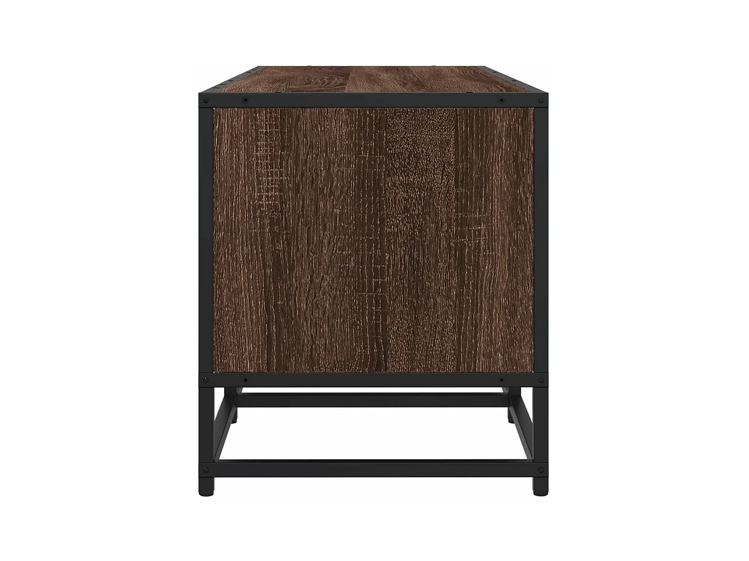 Meuble TV chêne marron 180x35x41 cm bois d'ingénierie