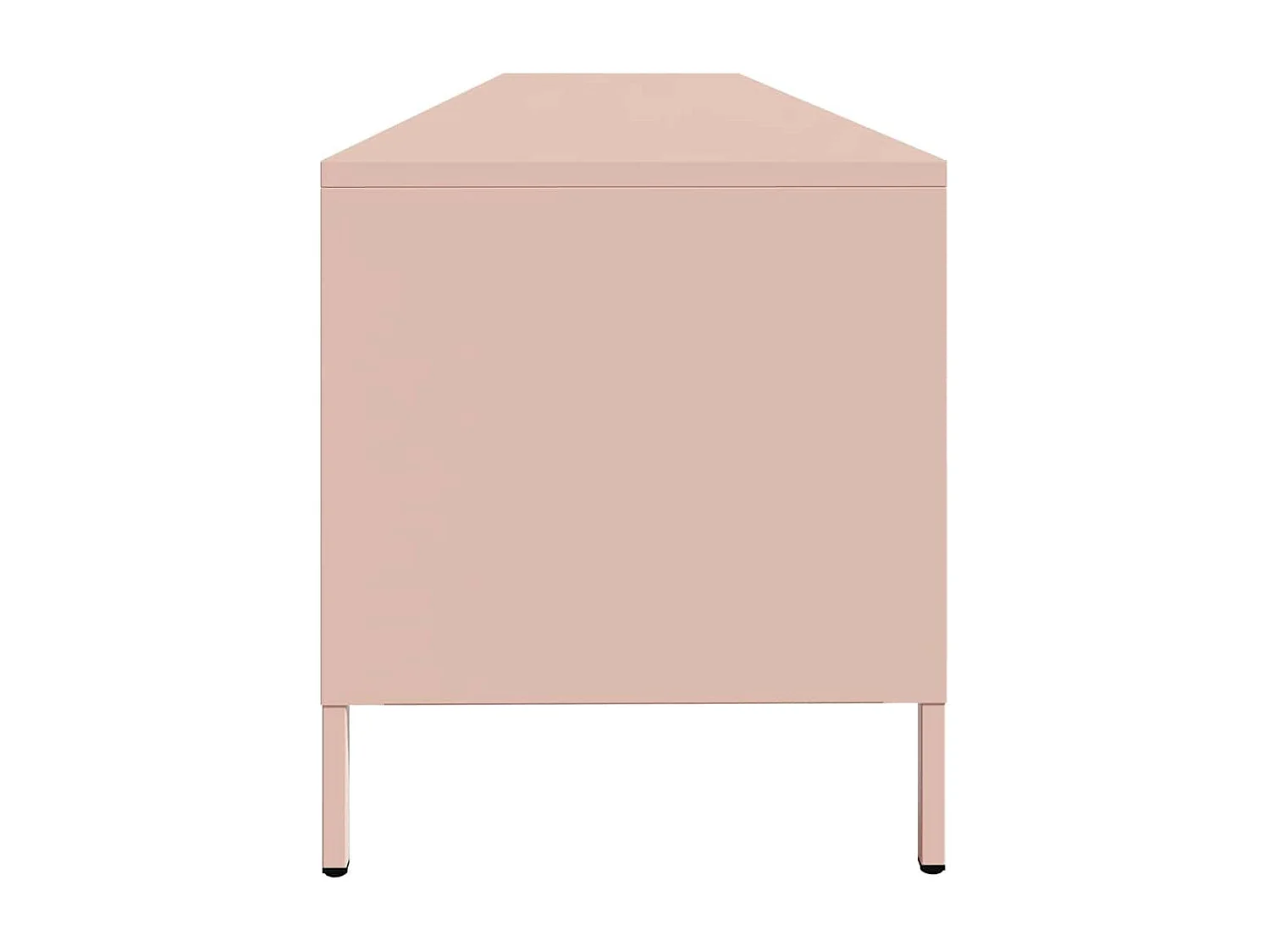 Mobile TV Rosa 202x39x43,5 cm in Acciaio Laminato a Freddo