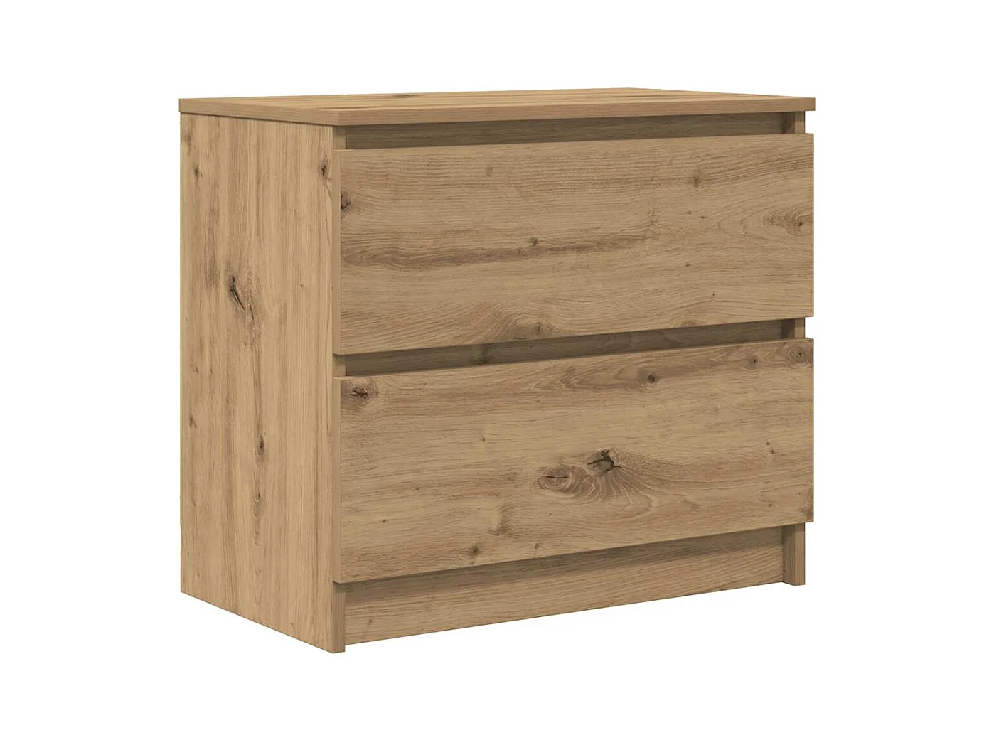 Mobile TV Rovere Artigianale 60x35x54 cm in Legno Multistrato