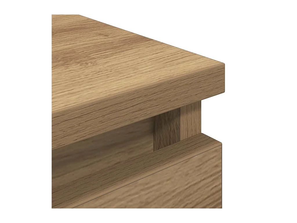 Mobile TV Rovere Artigianale 60x35x54 cm in Legno Multistrato