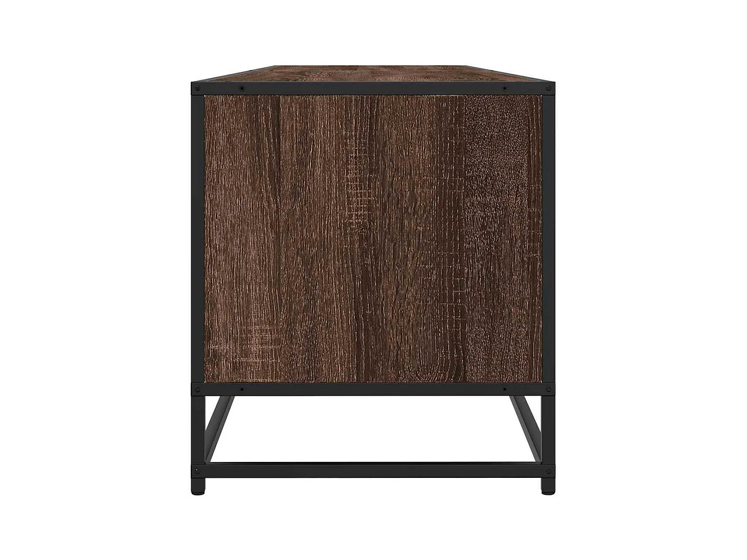 Meuble TV chêne marron 180,5x40x46 cm bois d'ingénierie