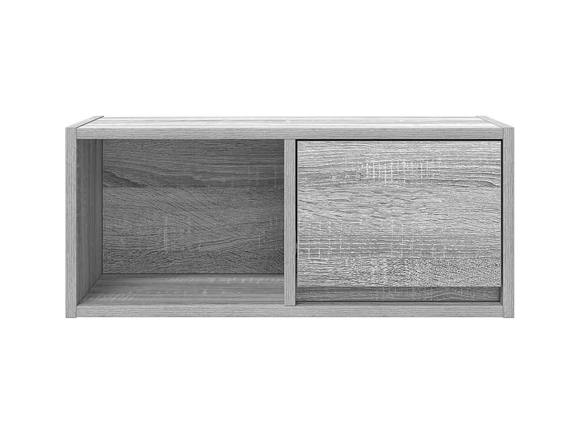 Meubles TV 2 pcs sonoma gris 60x31x25,5 cm bois d'ingénierie