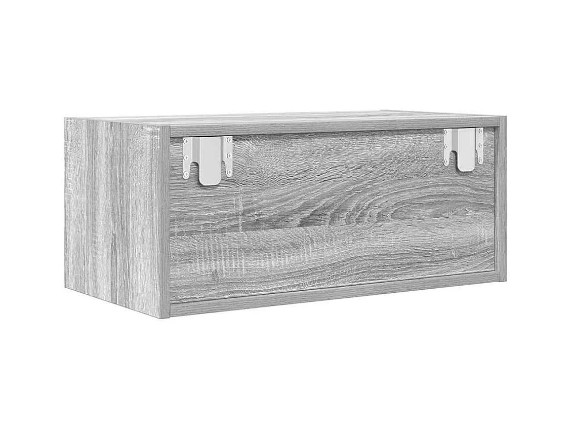 Meubles TV 2 pcs sonoma gris 60x31x25,5 cm bois d'ingénierie